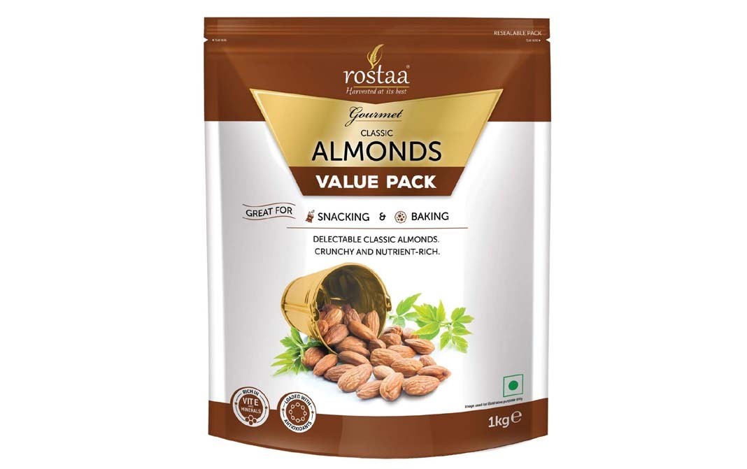 Rostaa Almonds, Value    Pack  1 kilogram